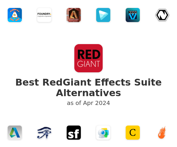 Best RedGiant Effects Suite Alternatives