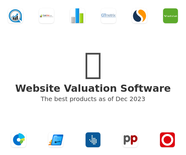 The best Website Valuation products