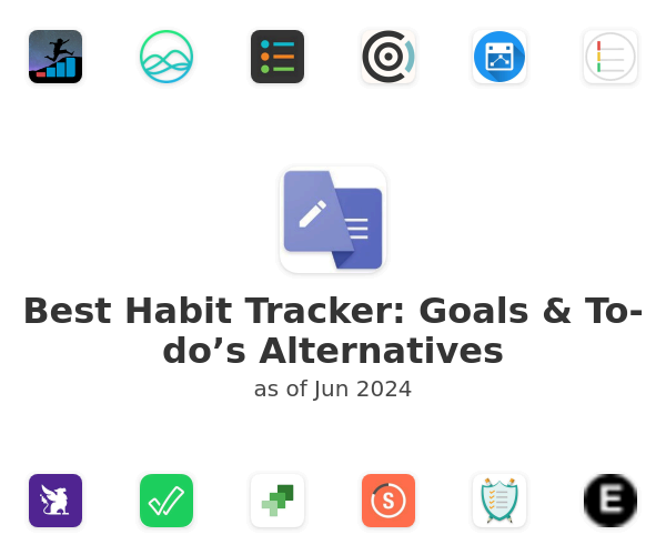 Best Habit Tracker: Goals & To-do’s Alternatives