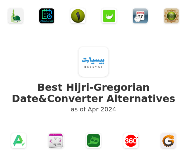 Best Hijri-Gregorian Date&Converter Alternatives