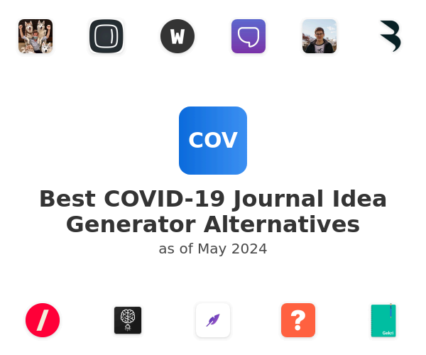 Best COVID-19 Journal Idea Generator Alternatives