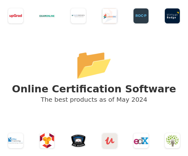 The best Online Certification products