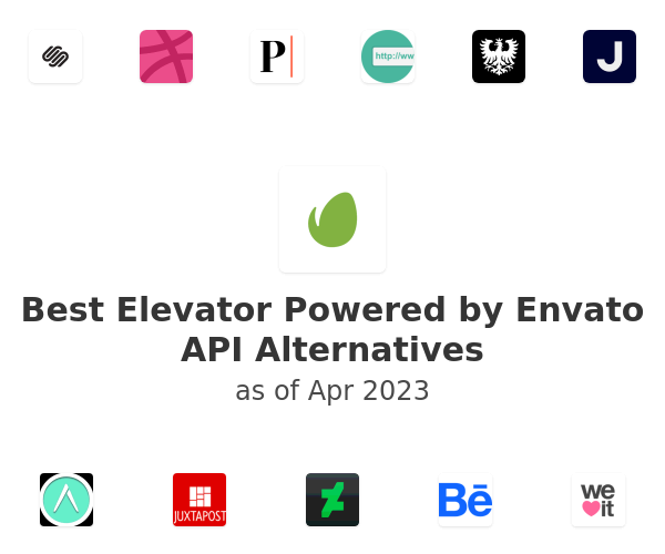 Best Elevator Powered by Envato API Alternatives