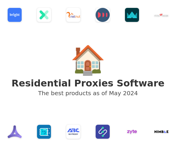 The best Residential Proxies products