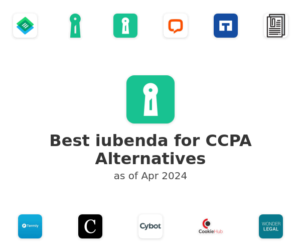 Best iubenda for CCPA Alternatives