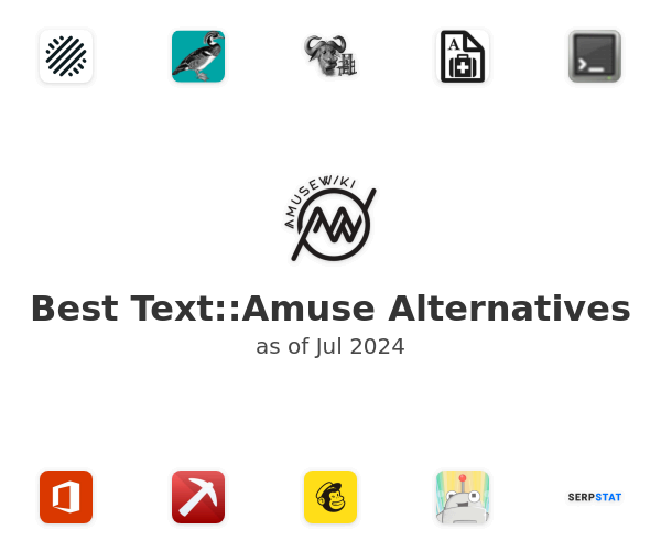 Best Text::Amuse Alternatives
