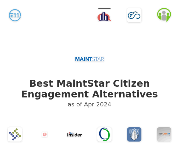 Best MaintStar Citizen Engagement Alternatives