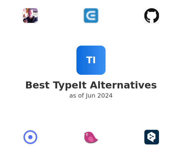 Best TypeIt Alternatives