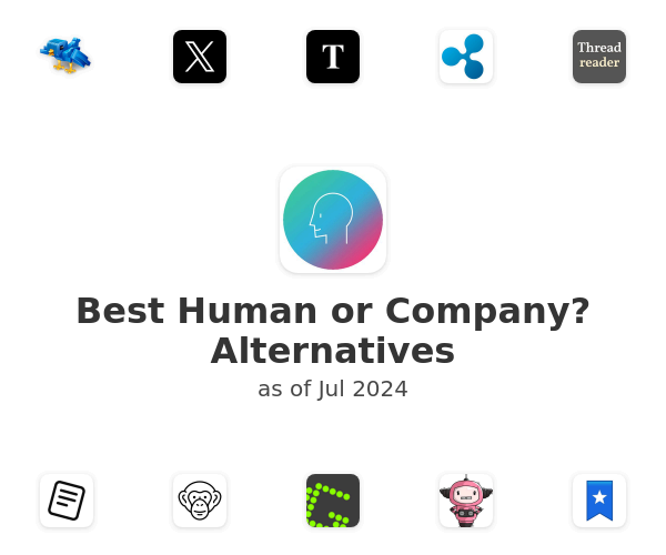 Best Human or Company? Alternatives