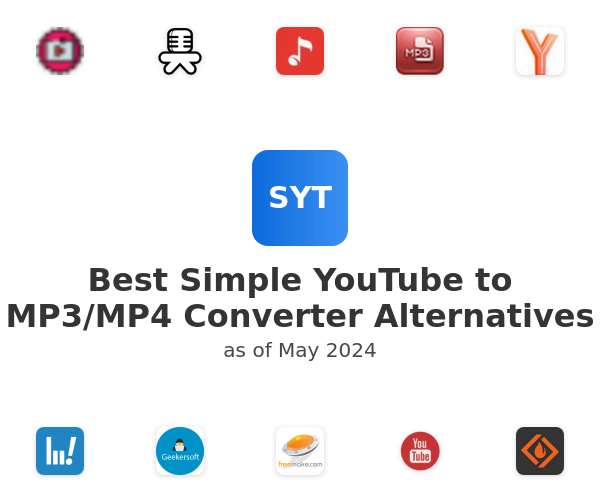 Best Simple YouTube to MP3/MP4 Converter Alternatives