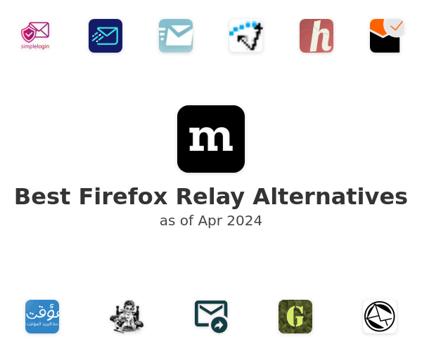 Best Firefox Relay Alternatives