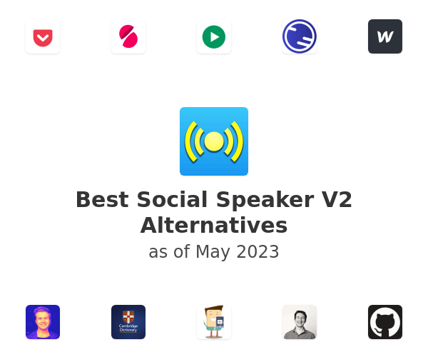Best Social Speaker V2 Alternatives