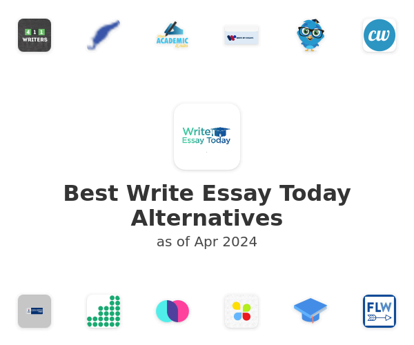 Best Write Essay Today Alternatives