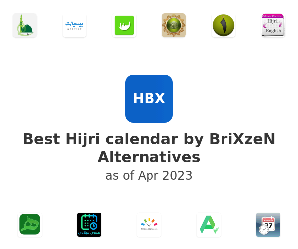 Best Hijri calendar by BriXzeN Alternatives
