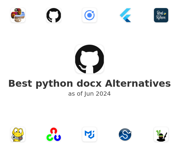 Best python docx Alternatives