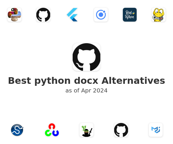 Best python docx Alternatives
