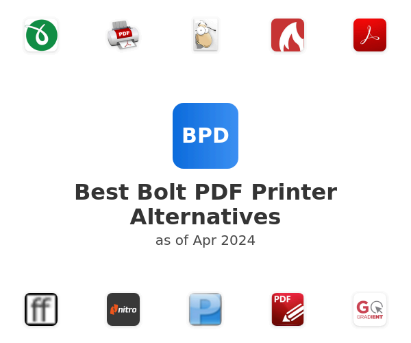 Best Bolt PDF Printer Alternatives