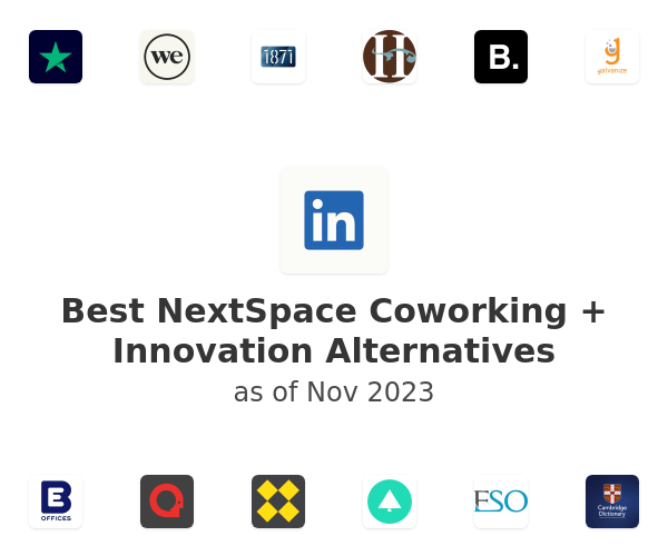 Best NextSpace Coworking + Innovation Alternatives
