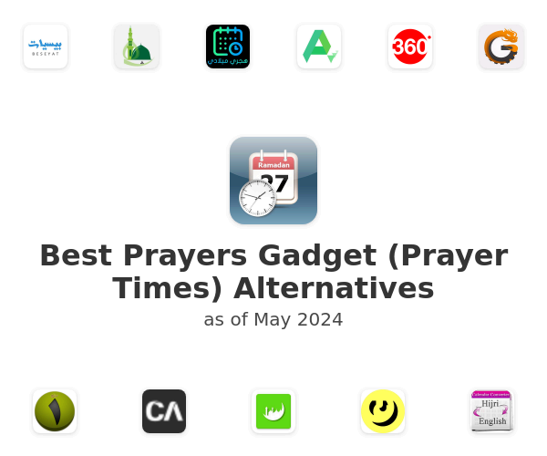 Best Prayers Gadget (Prayer Times) Alternatives