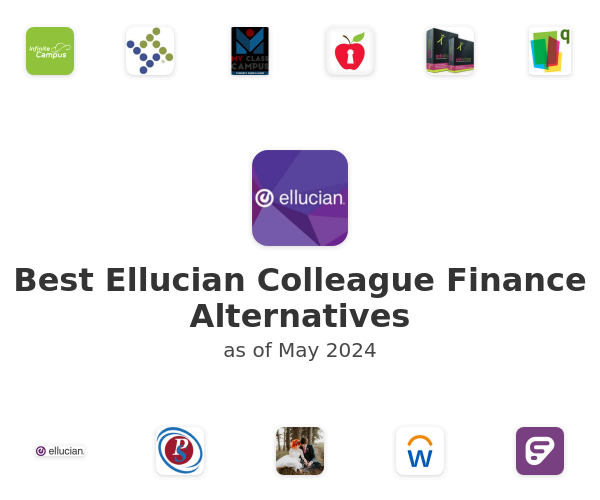 Best Ellucian Colleague Finance Alternatives