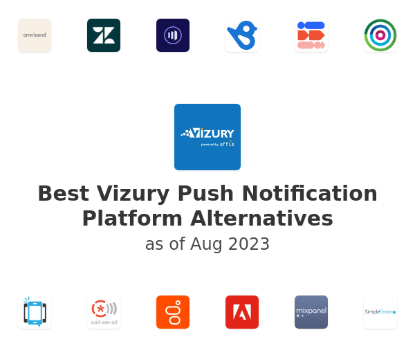 Best Vizury Push Notification Platform Alternatives