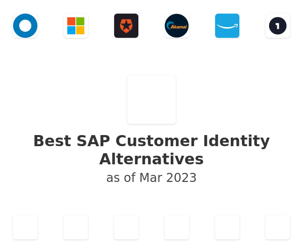 Best SAP Customer Identity Alternatives