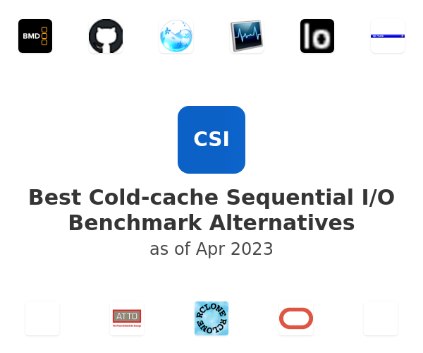 Best Cold-cache Sequential I/O Benchmark Alternatives