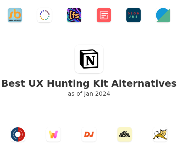 Best UX Hunting Kit Alternatives