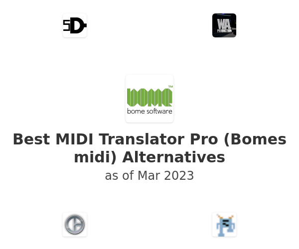Best MIDI Translator Pro (Bomes midi) Alternatives