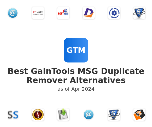 Best GainTools MSG Duplicate Remover Alternatives
