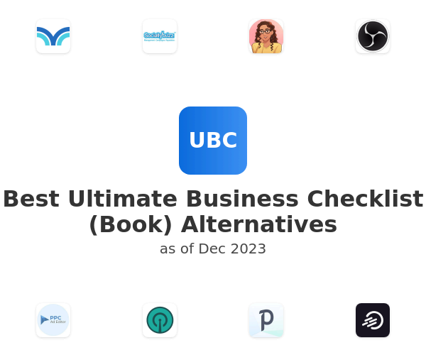 Best Ultimate Business Checklist (Book) Alternatives