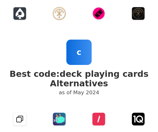 Best code:deck playing cards Alternatives