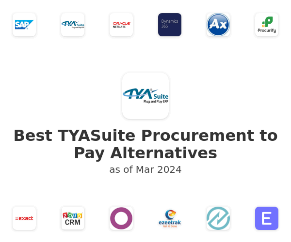 Best TYASuite Procurement to Pay Alternatives