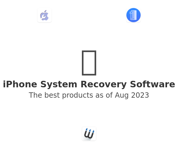 The best iPhone System Recovery products