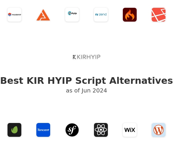 Best KIR HYIP Script Alternatives