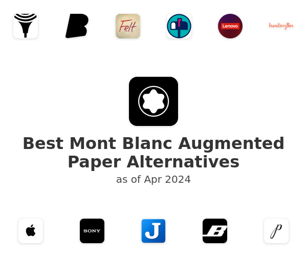 Best Mont Blanc Augmented Paper Alternatives