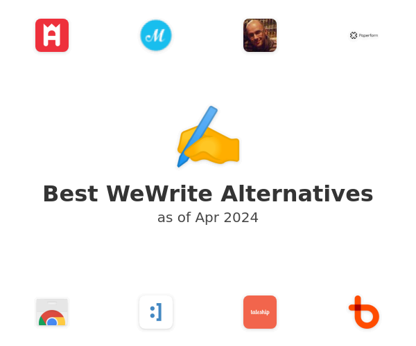 Best WeWrite Alternatives