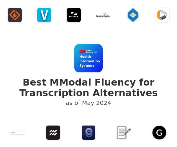 Best MModal Fluency for Transcription Alternatives
