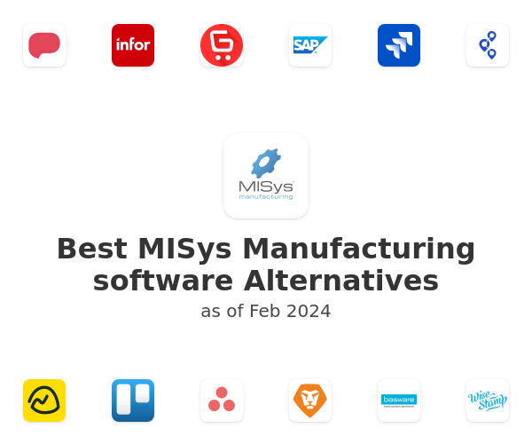 Best MISys Manufacturing software Alternatives