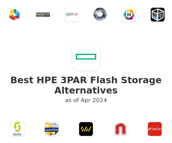 Best HPE 3PAR Flash Storage Alternatives