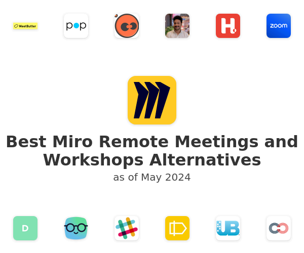 Best Miro Remote Meetings and Workshops Alternatives