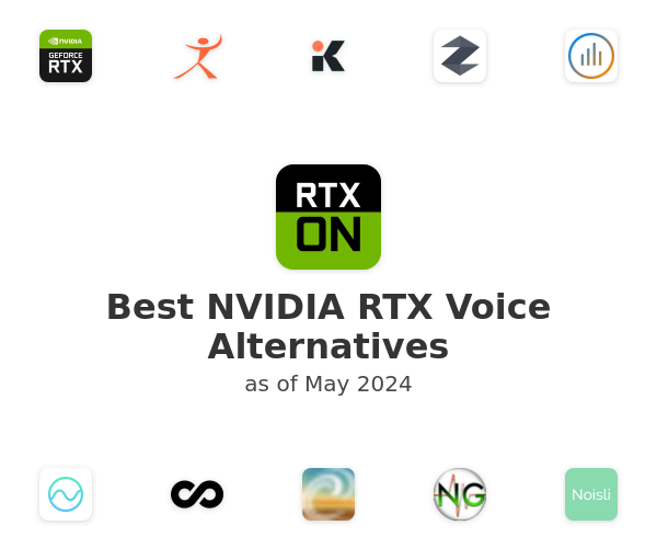 Best NVIDIA RTX Voice Alternatives