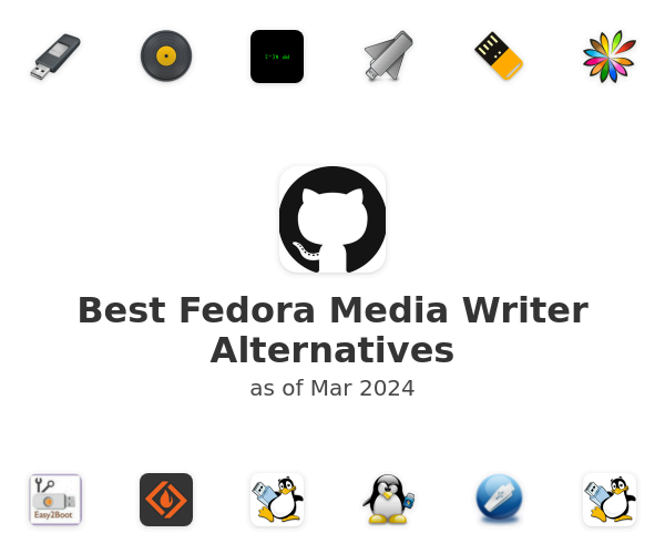 Best Fedora Media Writer Alternatives