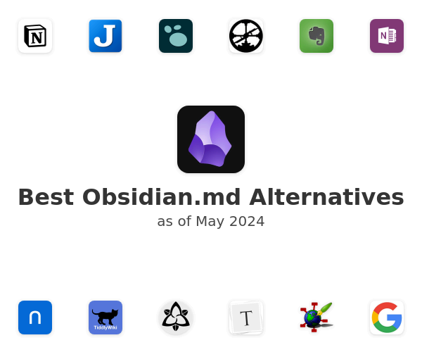 Best Obsidian.md Alternatives