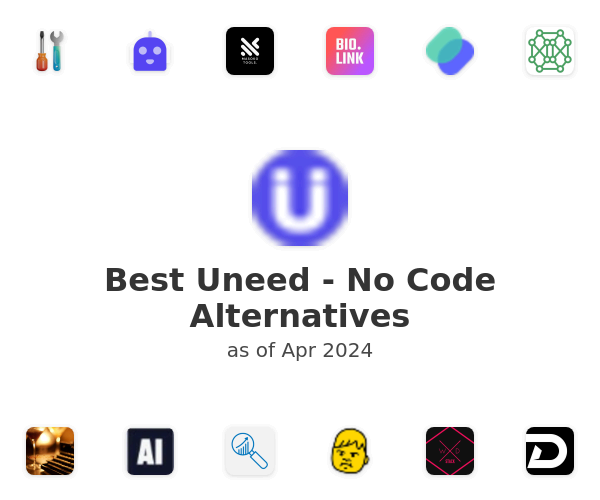 Best Uneed - No Code Alternatives