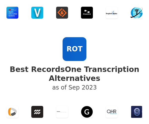 Best RecordsOne Transcription Alternatives
