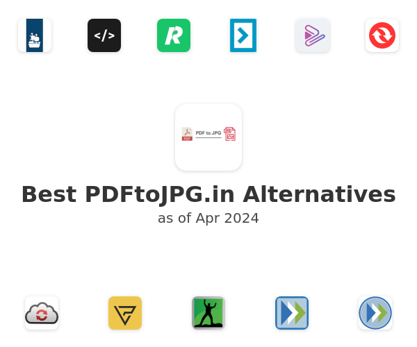 Best PDFtoJPG.in Alternatives
