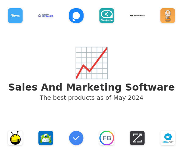 The best Sales And Marketing products