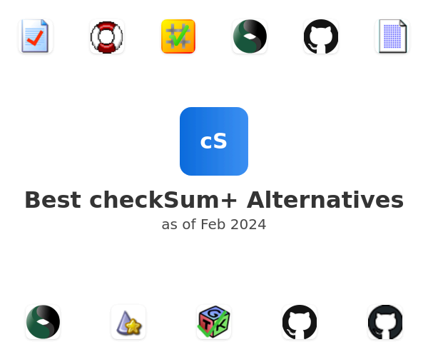Best checkSum+ Alternatives