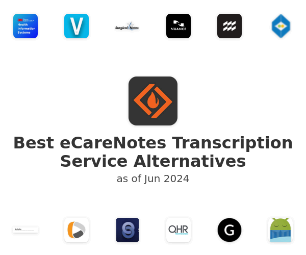 Best eCareNotes Transcription Service Alternatives